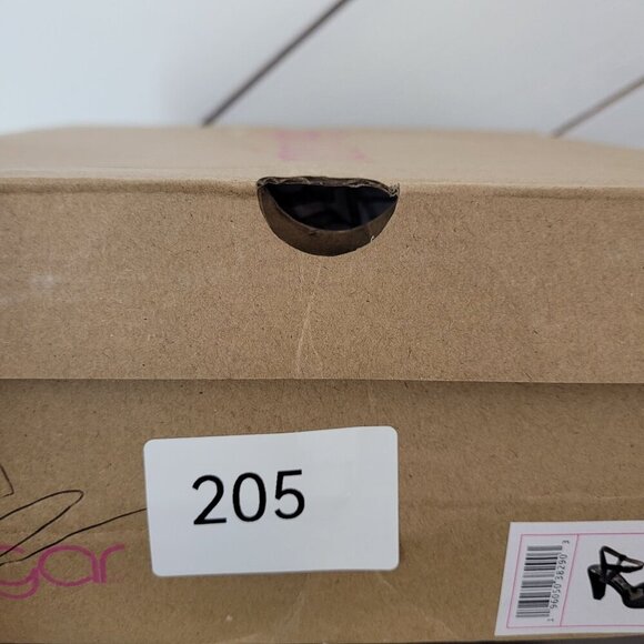 NEW Sugar Priscila2  Rhinestones Womens Block Heel Sandals 8M - Picture 9 of 9